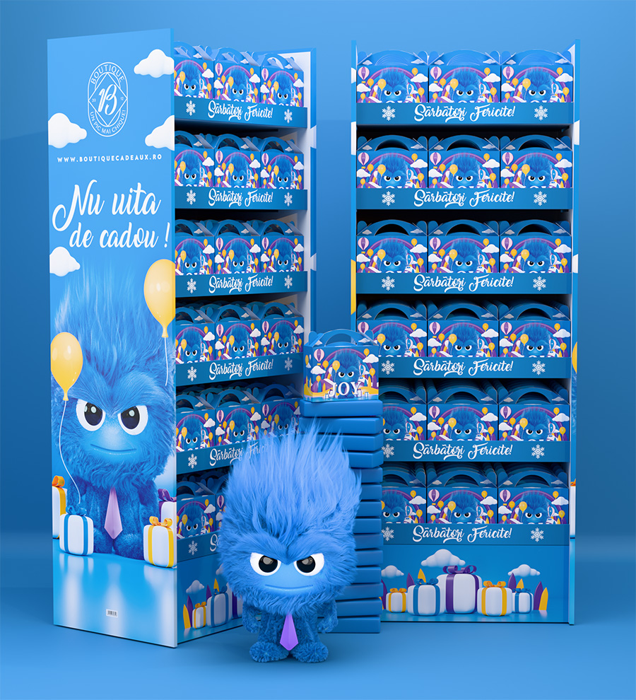 Boutique Cadeaux packaging design